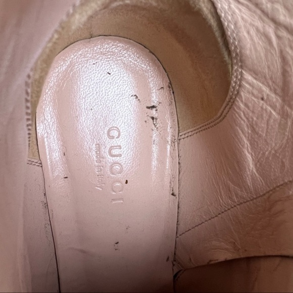 Gucci Nimue Mary Jane Patent Colorblock Ankle Boot - Picture 11 of 13